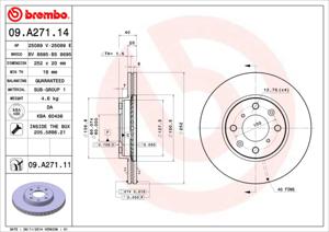 Brembo Remschijven 09.A271.14