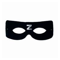 Zorro oogmasker - zwart - kinderen - karton/stof - masker