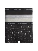 Calvin Klein - 3p Low R Trunk - Cotton Stretch - YKS, Maat:S