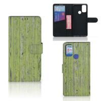 Alcatel 1S (2021) | Book Style Case | Green Wood