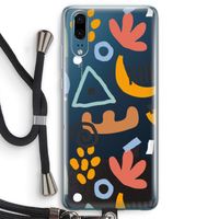 Abstract: Huawei P20 Transparant Hoesje met koord