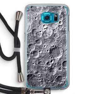 Maanlandschap: Samsung Galaxy S6 Transparant Hoesje met koord