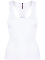 Maison Close scoop-neck organic cotton-blend top - Blanc