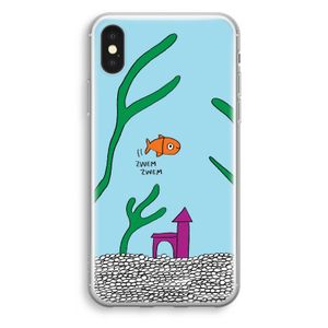 Aquarium: iPhone X Transparant Hoesje