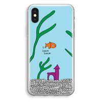 Aquarium: iPhone X Transparant Hoesje