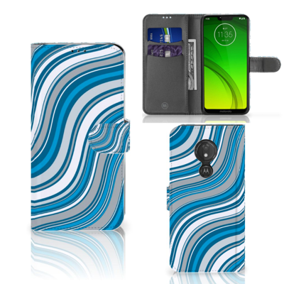 Motorola Moto G7 Power | Telefoon Hoesje | Waves Blue