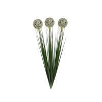 5x stuks witte allium/sierui kunstbloem 80 cm