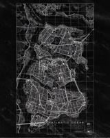 Kunstdruk Batman Gotham City 40x50cm