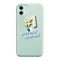 Victory Royale: iPhone 11 Transparant Hoesje