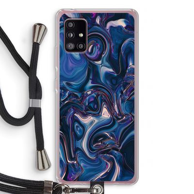 Mirrored Mirage: Samsung Galaxy A51 5G Transparant Hoesje met koord