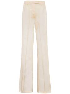 Prada pantalon à plis marqués - Tons neutres