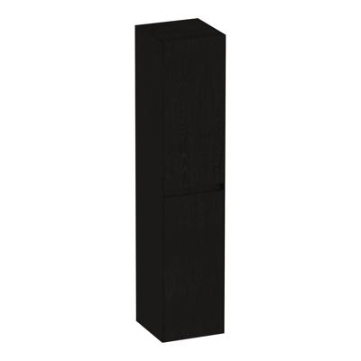 Brauer Inspire - Hoge Kast - 160 cm - 2 Deuren - Greeploos - Links of Rechtsdraaiend - Timber Black
