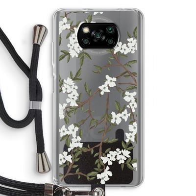 Blossoming spring: Xiaomi Poco X3 NFC Transparant Hoesje met koord