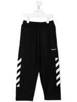 Off-White Kids pantalon de jogging à imprimé Off Helvetica - Noir - thumbnail