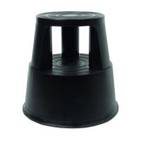 Opstapkruk Quantore 42cm kunststof zwart