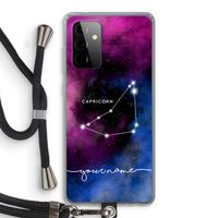 Sterrenbeeld - Donker: Samsung Galaxy A72 5G Transparant Hoesje met koord