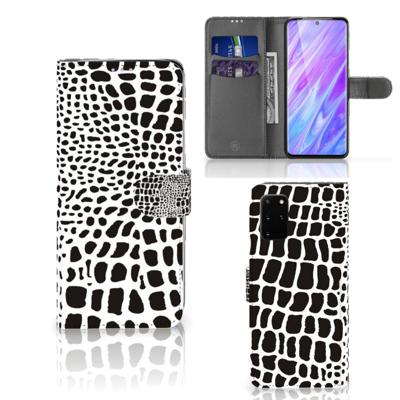 Samsung Galaxy S20 Plus | Telefoonhoesje | Met pasjeshouder | Slangenprint