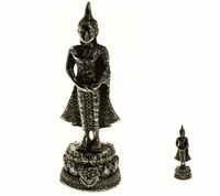 Minibeeldje Boeddha Staand Verjaardag Zondag - 6 cm