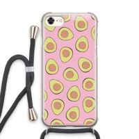 Dancing avocados: iPhone 7 Transparant Hoesje met koord