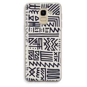 Marrakech print: Samsung Galaxy J6 (2018) Transparant Hoesje