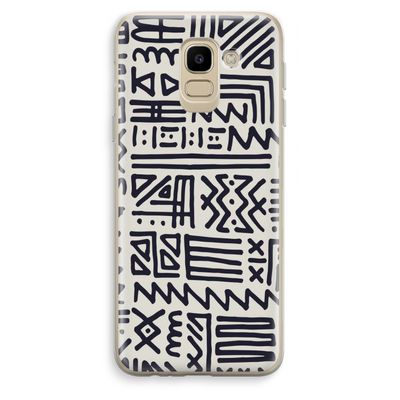 Marrakech print: Samsung Galaxy J6 (2018) Transparant Hoesje