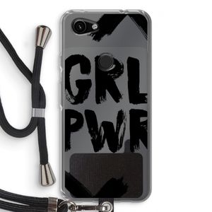Girl Power #2: Pixel 3a Transparant Hoesje met koord