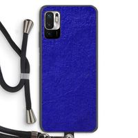 Majorelle Blue: Xiaomi Redmi Note 10 5G Transparant Hoesje met koord