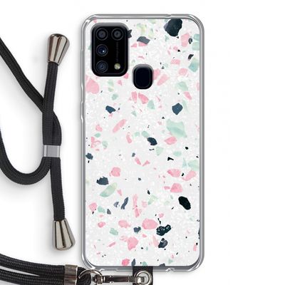 Terrazzo N°3: Samsung Galaxy M31 Transparant Hoesje met koord