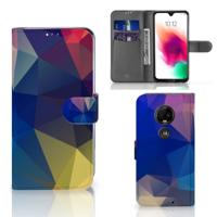 Motorola Moto G7 | G7 Plus | Book Case | Polygon Dark