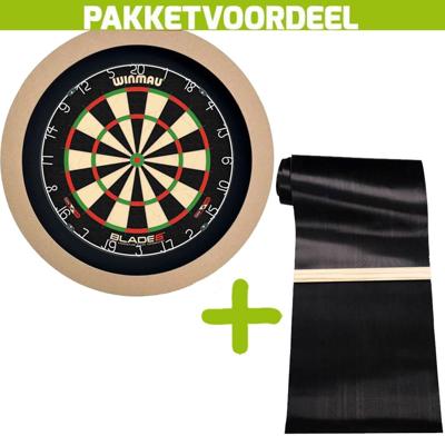 Winmau Complete Dartbaan Voordeelset inclusief Dartbord