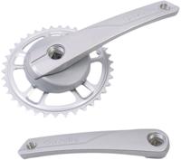 Gazelle Crankstel 38t 170mm voor vierkante as - zilver