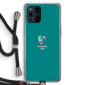 Win98: Oppo Find X3 Pro Transparant Hoesje met koord