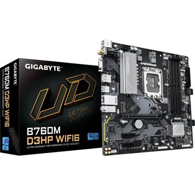 Gigabyte B760M D3HP WIFI6 Moederbord Socket Intel LGA 1700 Vormfactor Micro-ATX