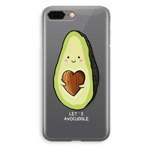 Avocuddle: iPhone 8 Plus Transparant Hoesje