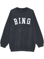 ANINE BING sweat Tyler à logo imprimé - Gris