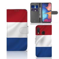 Samsung Galaxy A20e | Bookstyle Case | Nederlandse Vlag