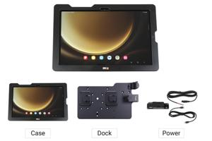 Brodit ModTek Dock en Hardcase bundel voor Samsung Tab S9 FE