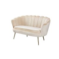 Bank Chanelle Beige 136 cm