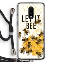 Let it bee: OnePlus 7 Transparant Hoesje met koord Let it bee: OnePlus 7 Transparant Hoesje met koord