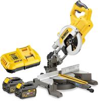 DeWALT DCS777T2 Accu Afkort-/Verstekzaag 216mm 54V XR Flexvolt 6.0Ah