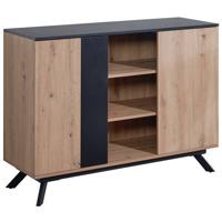 Sky Style Brandio Eiken | Zwart Dressoir 2-Deuren