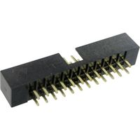 TRU COMPONENTS 1589715 Pinconnector Zonder uitwerphendel Rastermaat: 2 mm Totaal aantal polen: 44 Aantal rijen: 2 1 stuk(s) - thumbnail