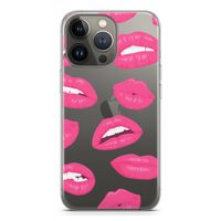 Bite my lip: iPhone 13 Pro Transparant Hoesje