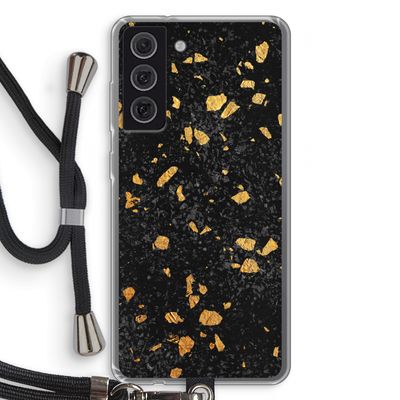 Terrazzo N°7: Samsung Galaxy S21 FE Transparant Hoesje met koord