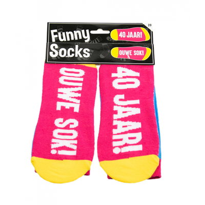 Funny Sokken 40 jaar