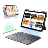iPad 11" (A16) 2025 Flex Keyboard Case (Detachable) Transformation Bundle - US Layout-Dark Gray