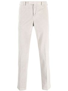 PT Torino pantalon en velours côtelé à coupe slim - Gris