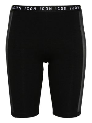 DSQUARED2 short de cyclisme à lgoo Icon - Noir