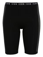 DSQUARED2 short de cyclisme à lgoo Icon - Noir - thumbnail