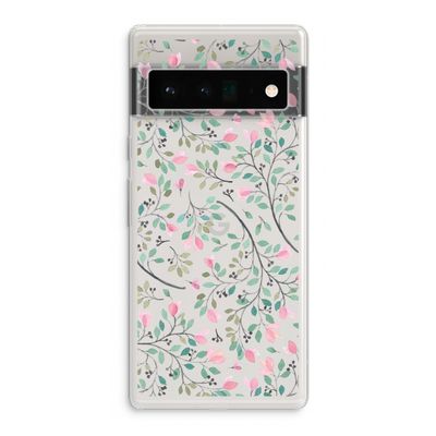 Sierlijke bloemen: Google Pixel 6 Pro Transparant Hoesje